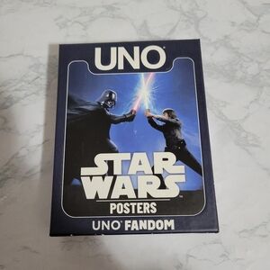 Star Wars UNO Fandom Posters Card Game. NEW